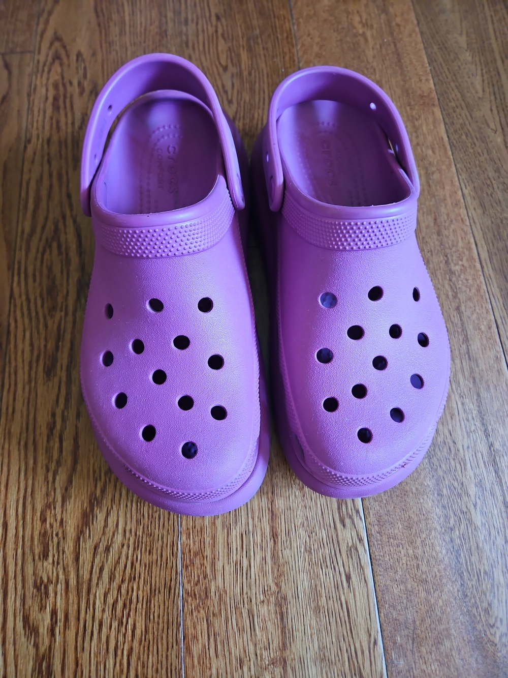 Crocs Mega Crush Clog Platform Sandals Juice Pink- Women's 9 - Picture 4 of 5